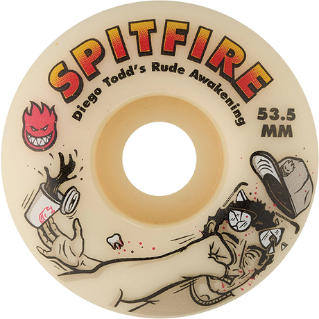 SPITFIRE TODD F4 99A RUDE AWAKING 53.5MM WHEELS SET