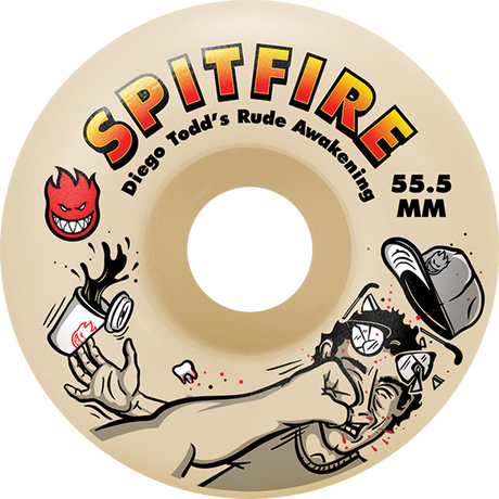 SPITFIRE TODD F4 99A RUDE AWAKING 55.5MM WHEELS SET