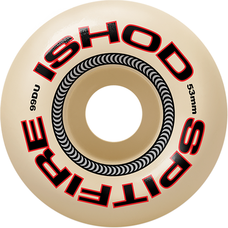 SPITFIRE WAIR F4 99A LOCK-IN CLASSIC 53mm 99a NATURAL WHEELS SET