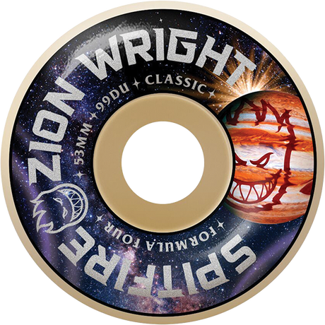 SPITFIRE WRIGHT F4 COSMIC CLASSIC 53mm 99a NATURAL WHEELS SET