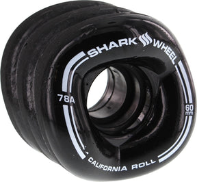 SHARK CALIFORNIA ROLL 60mm 78a BLACK set of 4 wheels