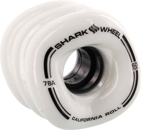 SHARK CALIFORNIA ROLL 60mm 78a WHITE set of 4 wheels