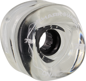 SHARK DNA 72mm 78a CLEAR/BLACK Wheels Set