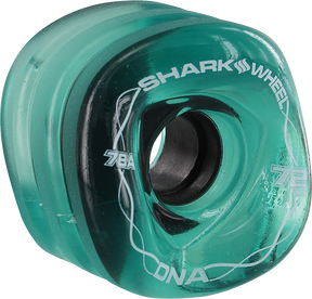SHARK DNA 72mm 78a TRANS.EMERALD WHEELS SET