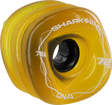 SHARK DNA 72mm 78a TRANS.AMBER/WHT WHEELS SET