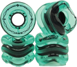 SHARK JAWS 54mm 78a TRANSPARENT EMERALD WHEELS SET