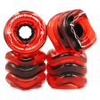 SHARK PEREZ CALIFORNIA ROLL 60MM 80A TRANSLUCENT RED WHEELS SET