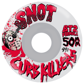 SNOT CURB KILLER 50MM 99A CLEAR WHEEL SET