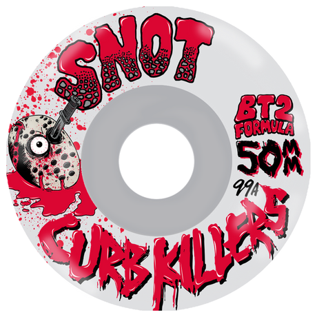 SNOT CURB KILLER 50MM 99A CLEAR WHEEL SET