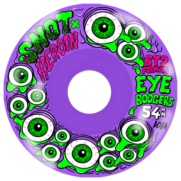 SNOT EYE BOOGERS 54MM 101A PURPLE WHEEL SET