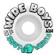 SNOT WIDE BOYS 51MM 101A WHT/BLK WHEEL SET