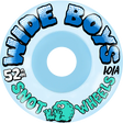 SNOT WIDE BOYS 52MM 101A ICE BLUE WHEELS SET