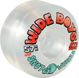 SNOT WIDE BOYS 57MM 101A CLEAR ORANGE WHEELS SET