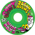 SNOT ADAMS WIDE BOYS 52MM 99A GREEN WHEELS SET