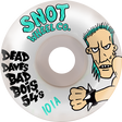 SNOT DEAD DAVE BAD BOI'S 54MM 101A WHT WHEELS SET