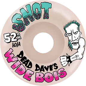 SNOT DEAD DAVE WIDE BOIS 52MM 101A NATURAL WHEELS SET