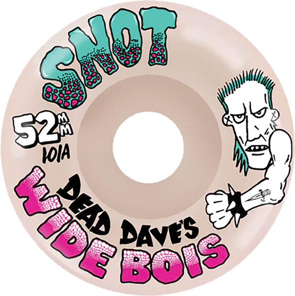 SNOT DEAD DAVE WIDE BOIS 52MM 101A NATURAL WHEELS SET
