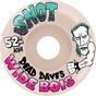 SNOT DEAD DAVE WIDE BOIS 52MM 101A NATURAL WHEELS SET