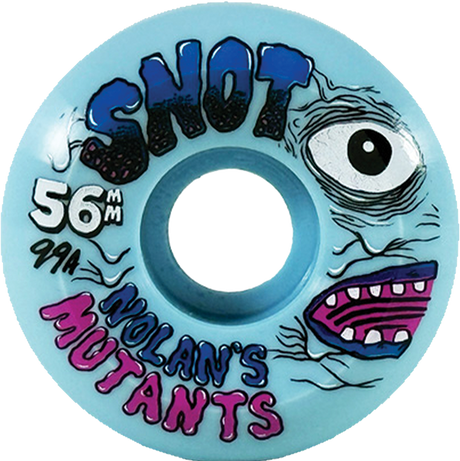 SNOT NOLAN HOUGHTON MUTATION 56MM 99A ICE BLUE WHEELS SET