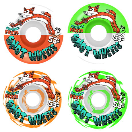 SNOT KAMIMURA FOXES 53MM 99A ASST WHEEL SET