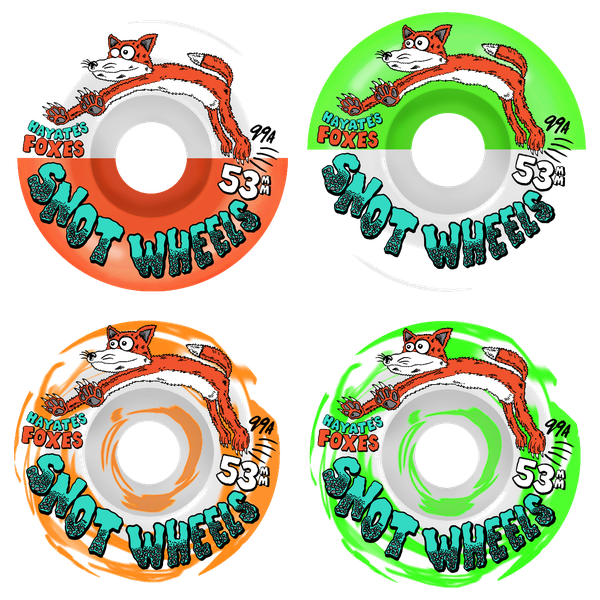 SNOT KAMIMURA FOXES 53MM 99A ASST WHEEL SET