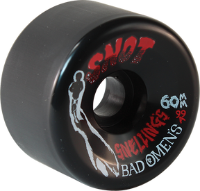 SNOT SNELLING BAD OMENS 60MM 99A BLACK WHEELS SET