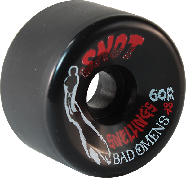 SNOT SNELLING BAD OMENS 60MM 99A BLACK WHEELS SET