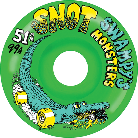SNOT SWAMPY MONSTERS 51MM 99A CLASSIC GREEN WHEELS SET