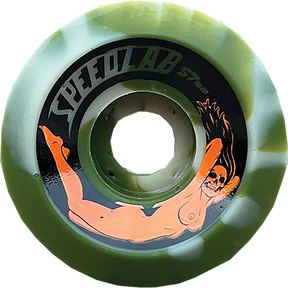 SPEEDLAB BOMBSHELLS 57mm 99a LE CAMO SWIRL WHEELS SET