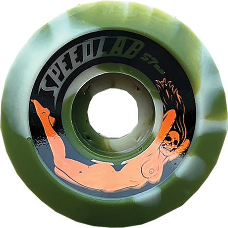 SPEEDLAB BOMBSHELLS 57mm 99a LE CAMO SWIRL WHEELS SET