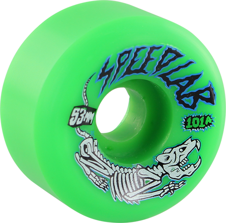 SPEEDLAB LAB RAT 53mm 101a GREEN WHEELS SET