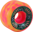 SPEEDLAB MPS 55mm 101a PINK/YEL SWIRL WHEELS SET