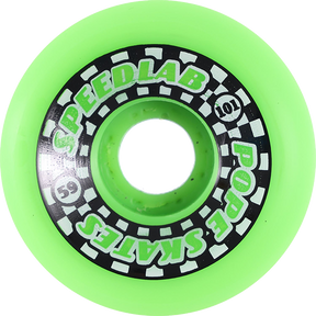SPEEDLAB MINI SPEEDSTERS 59mm 101a GRN/BLK SPLIT WHEELS SET