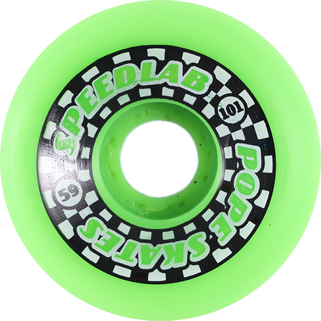 SPEEDLAB MINI SPEEDSTERS 59mm 101a GRN/BLK SPLIT WHEELS SET