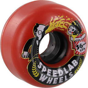 SPEEDLAB NASTYBOH 56mm 87a RED WHEELS SET