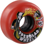 SPEEDLAB NASTYBOH 56mm 87a RED WHEELS SET