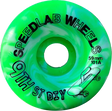 SPEEDLAB 9TH STREET DIY 59mm 101a GRN/WHT SWIRL WHEELS SET