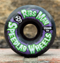 SPEEDLAB RIBS MAN 55mm 99A BLACK SMOKE WHEELS SET