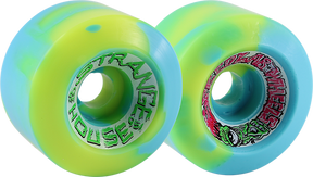 SPEEDLAB STRANGEHOUSE 60mm 95a BLUE/YEL WHEELS SET