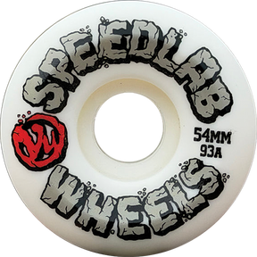 SPEEDLAB VU SHREDSTONES 54MM 93A WHITE WHEELS SET