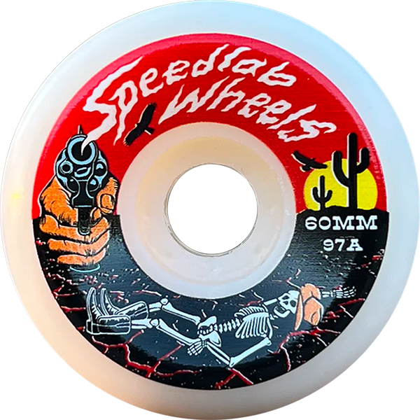 SPEEDLAB OUTLAW 60MM 97A WHT WHEELS SET