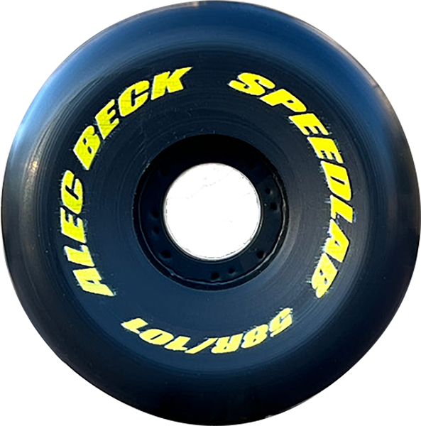 SPEEDLAB ALEC BECK PRO 58mm 101a BLACK/YEL WHEELS SET