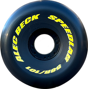 SPEEDLAB ALEC BECK PRO 58mm 101a BLACK/YEL WHEELS SET