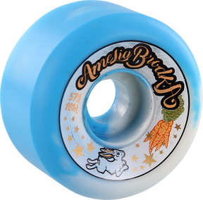 SPEEDLAB AMELIA BRODKA 57mm 101a BLU/WHT SWIRL WHEELS SET