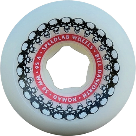 SPEEDLAB DANFORTH NOMAD 58MM 95A WHITE WHEELS SET