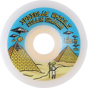 SPEEDLAB GRAHAM PRO PYRAMIDS 58MM 100A WHT WHEELS SET