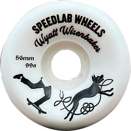 SPEEDLAB WISENBAKER PRO DOG 56mm 99A WHT WHEELS SET