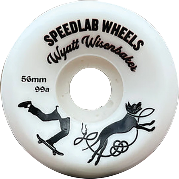 SPEEDLAB WISENBAKER PRO DOG 56mm 99A WHT WHEELS SET