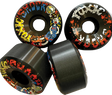 TOXIC SUPERTHANE TOXIC SHOCK 56MM 99A BLACK WHEELS SET