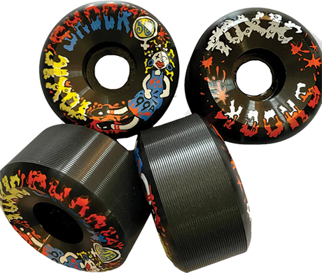 TOXIC SUPERTHANE TOXIC SHOCK 56MM 99A BLACK WHEELS SET